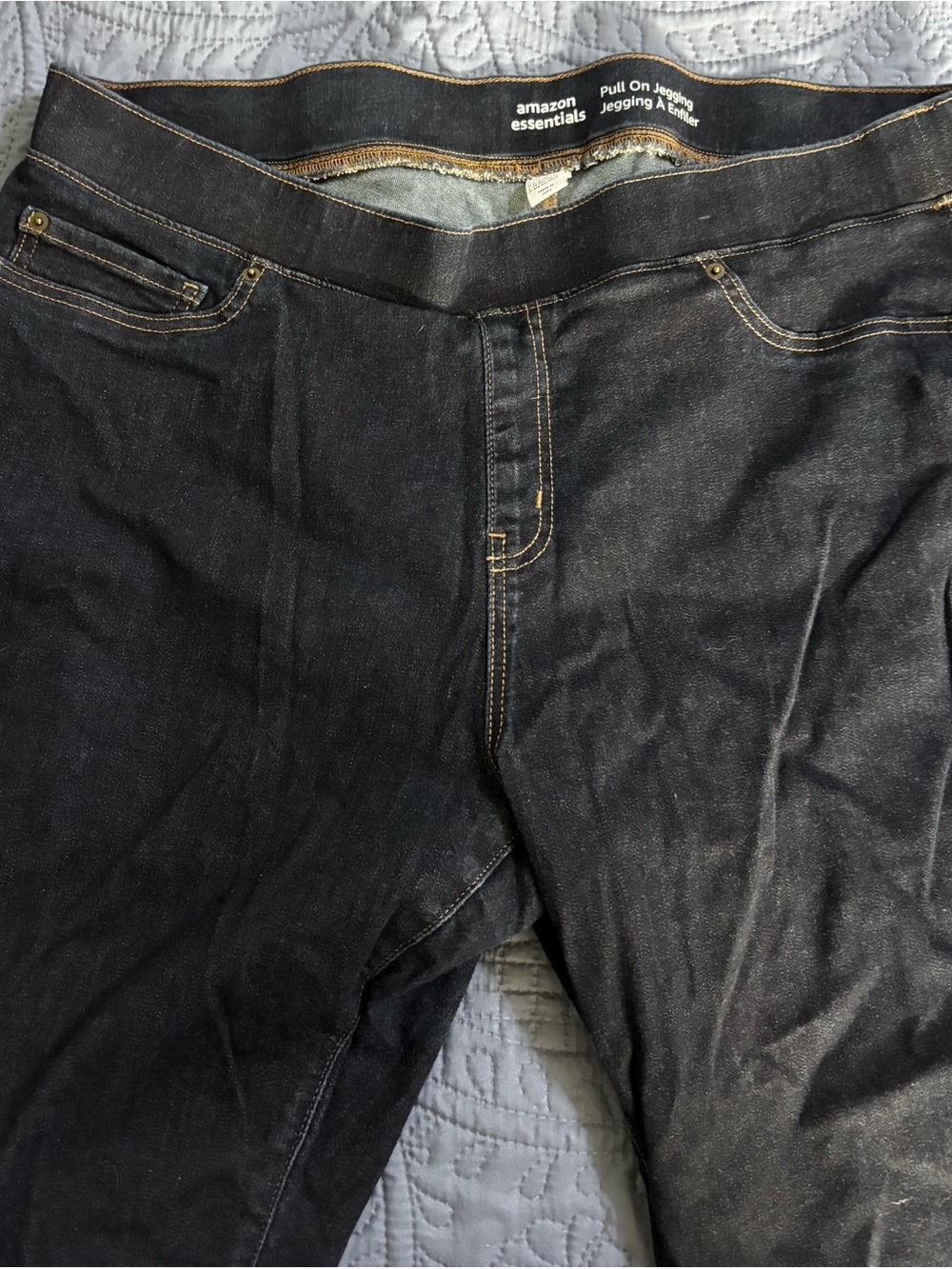 Amazon Essentials Dark Blue Pull-On Jeggings SHORT
